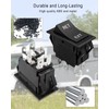 30 Amp DPDT Momentary Switch On-Off-Momentary On Rocker Switch 6