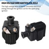 Vkinman 2Pcs Black 339-832757A4 Ignition Coil Replacement for Mercury &