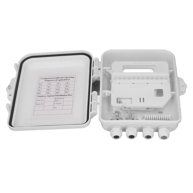 Fiber Distribution Box Waterproof 12 Core Wall Mounted Optical Fiber