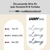 LAMY logo 205 Ballpoint Pen, Stainless Steel, Colour: Matt Red,