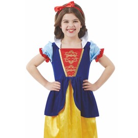 Fun Shack Snow White Costume Children's Girls, Snow White Dress Children, Costume Snow White Children, Costume Snow White Girls, Medieval Clothing Children Girls M