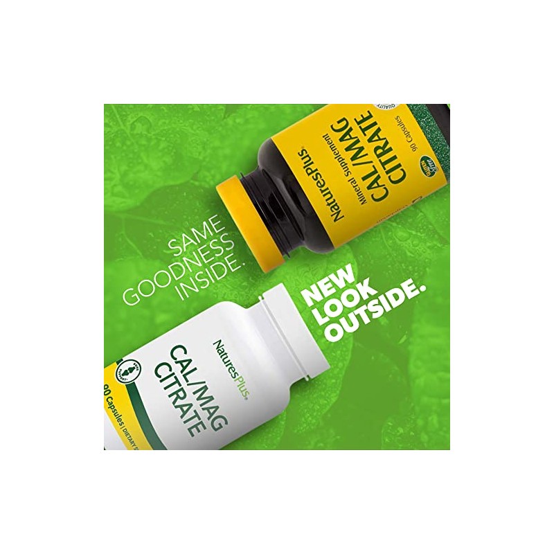 Nature's Plus Cal Mag Citrate -- 90 Vegetarian Capsules by