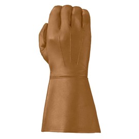Tough Gloves Enforcer Unlined Leather Gauntlet, TD650HP Tan Size 9