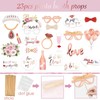 JGA Photo Box Team Bride 23pcs Photo Booth Props Inflatable