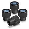 iPick Image for Ford Logo Black Easy-Grip Aluminum Tire Valve