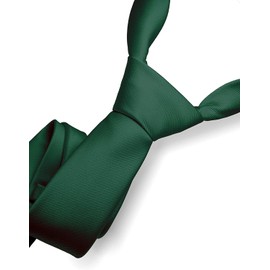 Corbata Negra Slim para Hombres,Tela de Gabardina de Alta Calidad, Fácil de Limpiar,Estilo Delgado y Elegante,Acabado a Mano - Regalo Perfecto para Días Festivos y Ocasiones Especiales (Verde)