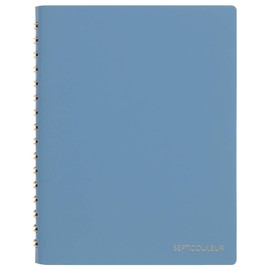 Maruman Septcouleur Lab Notebook, 5.98 x 4.57 Inches (A6), 3mm square grid, 100 sheets, Spirit Blue (N769-02)