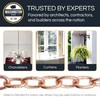 RCH Hardware CH-S60-02-AB-3 Steel Chandelier Chain, Antique Brass (3 Feet)