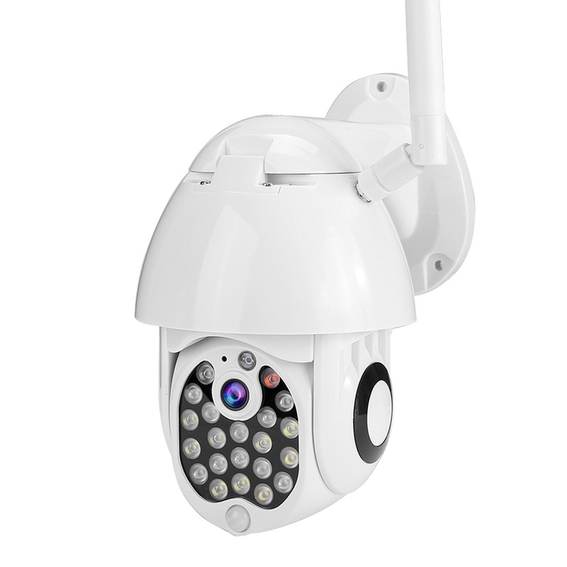 1080P Wireless Wifi PTZ Camera 21LED Smart Alarm Waterproof CCTV