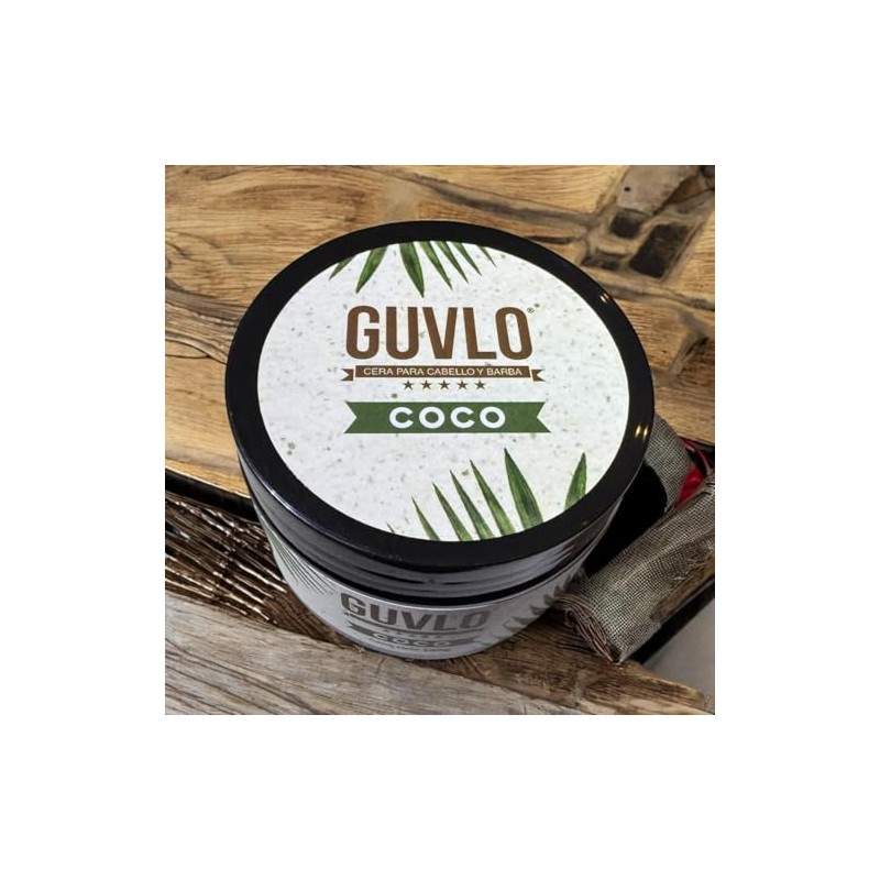 Cera para Cabello y Barba, Aroma de Coco, 300g