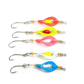 Twist Spoons Trout UV-Active and Self-Luminous 3 g 4 g Machilea 5 x Twister Spinner Trout Trout Spoon in Box Trout Bait Set for Trout Fishing Trout Bait (3 g)