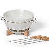 Chef’n SweetSpot Fondue Set, Adjustable Tea Light Candle-Powered Fondue Pot
