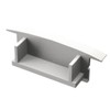 End Caps for LED Installation Profile WIDE-IN-20 White (Set of 2 End Caps White)