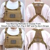 Sports Chest Pack for Men Front Chest Bag Fits Most
