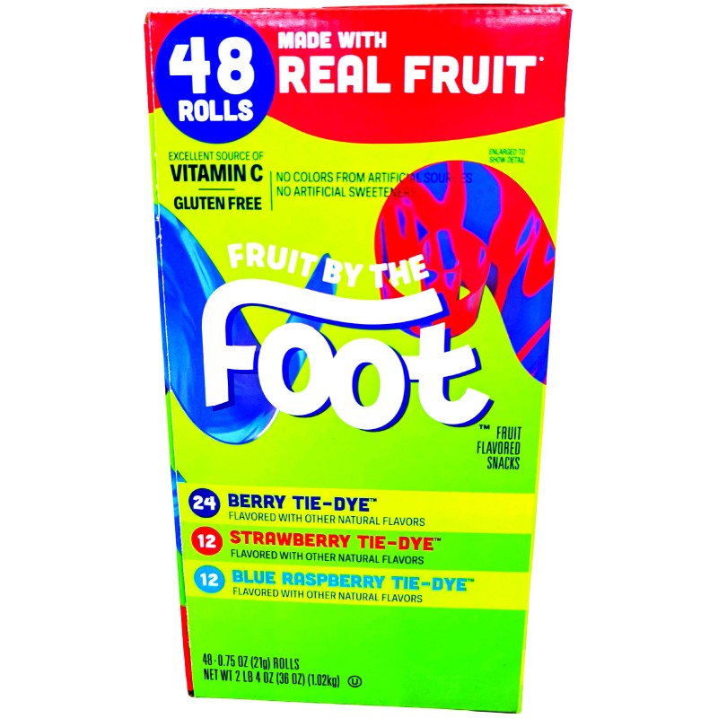 Fruit By the Foot Variety Pack Berry Strawberry Raspberry 48
