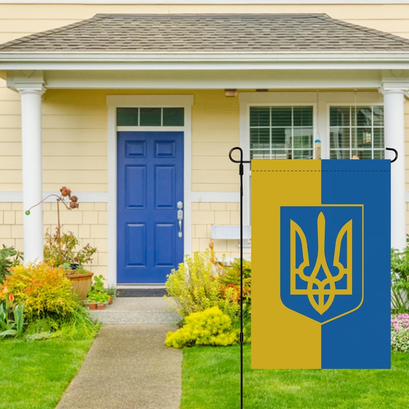 Ukraine Garden Flag Double Sided Vertical Ukrainian Outside Decorative Small