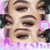 Losha Lashes Volume False Eyelashes Fluffy Cat Eye Lashes 7