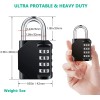 NoBrand Combination Lock Resettable 4 Digit Padlock with Combination, Waterproof