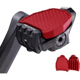 BUCKLOS Look Delta Pedal Converter Compatible with Peloton Bike & Bike Plus - Pedals for Regular Shoes - Replacement Pedals Adapter for Original Bike, Flat Platform Pedals, Exercise Bike Accessories - Color: black