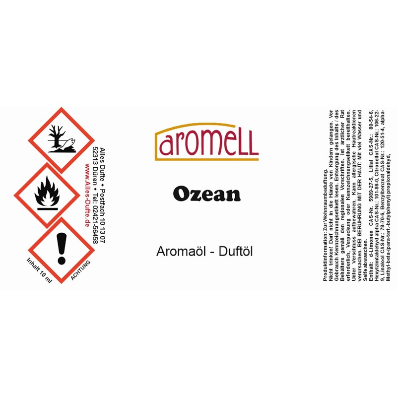 Ocean Aroma Oil 10ml