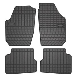 FROGUM EL Toro Rubber Mats All Year Round Set of Car Floor Mats for Skoda Fabia II 2006-2014 | Durable Rubber Material | 1.5 cm Protective Edge