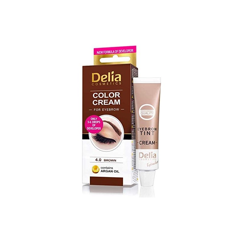 Delia Cosmetics Delia Cosmetics - Creamy Eyebrow Tint - BROWN