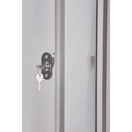 Lock with 2 keys for external display box