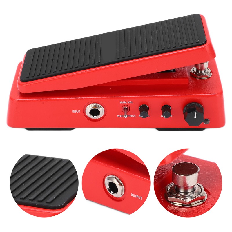 WAH Volume Pedal Multimode 6 Level Adjustable Frequency Guitar Tuning