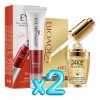 Kit Bioaqua 24k Gold Essence Colageno Acido Hialuronico 2pz