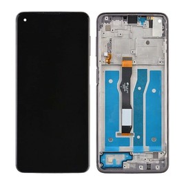 Ygpmoiki for Motorola Moto G Power 2021 XT2117 XT2117-4 XT2117-1 XT2117-2 XT2117-3 XT2117DL LCD Display Touch Screen Digitizer Assembly with Frame Black Replacement Part