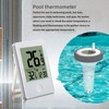 Wireless Pool Thermometer LCD Display 0.1℃ Accuracy Waterproof Digital Floating