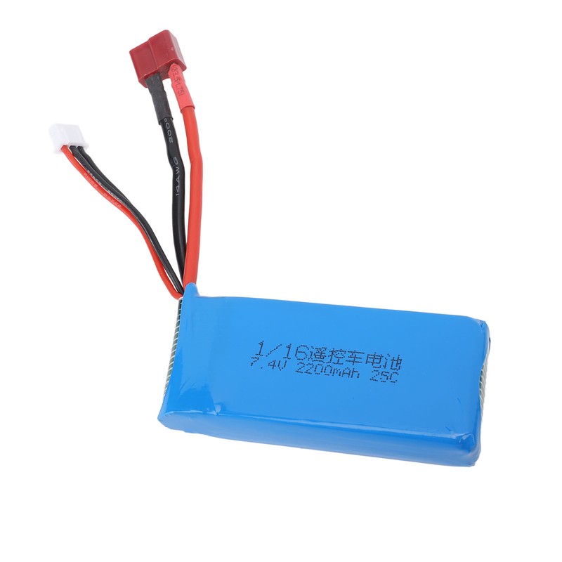 RC Car Battery 2S 7.4V 2200mAh Li Po Circuit Protection