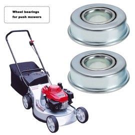 YINETTECH 4pcs Wheel Bearings Lawn Tractors Bearing Mower Wheel Bearing Lawnmowers Wheel Steel Bearing 28.6mm OD 12.2mm ID Silver
