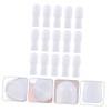 Baluue 15pcs Refillable Roller Bottles Portable Essential Oil Containers Easy