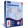 Vacuum Storage Bags for Clothes (Combo Pack of 6)