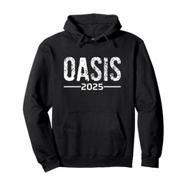 Oasis 2025 Vacation California CA Vintage Retro Souvenirs Pullover Hoodie