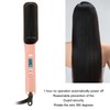 Hair Straightening Brush PTC Even Heating LCD Hair Straightener Brush