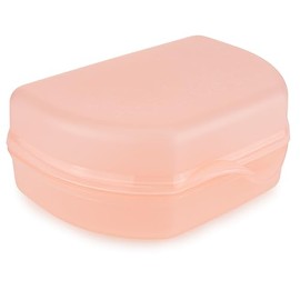 Tupperware To Go Snacky Pink Bread Box Nursery Lunch Sandwich Tin (Including Lollitup)