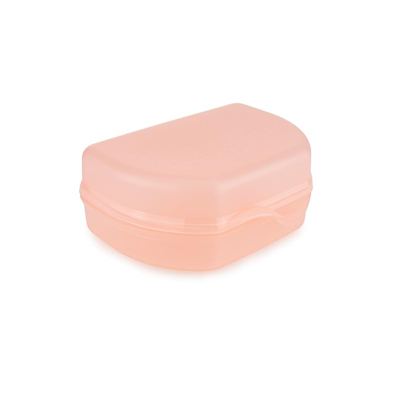 Tupperware To Go Snacky Pink Bread Box Nursery Lunch Sandwich