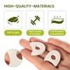 Bukihome 44-Pack Foam Toe Separators Soft & Breathable Toe Spacers