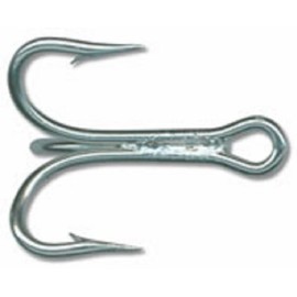 Treble Hook, 3 Extra Strong, Short Shank - Durasteel 2
