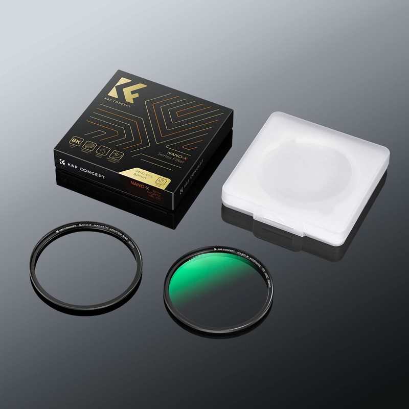 K&F Concept Nano X-Series Magnetic Polarising Filter 77 mm with