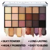 Boobeen 18 Colour Matte Shimmering Eyeshadow, Creamy Powdery Nude Eyeshadow