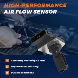 KUIPERAUTO Mass Air Flow Sensor MAF Compatible for 1998-2005 Toyota Land Cruiser Compatible for 1995-2004 Tacoma Compatible for 2003-2004 Toyota 4Runner Lexus GX470 Replace 22204-0C010, K094GM407-1