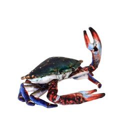 Wild Republic Living Earth Crab, Stuffed Animal, 9 inch, Plush Toy, Fill is Spun Recycled Water Bottles