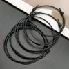 ZENSE - Black Thin Bracelet for Men Made of Adjustable