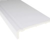 White, 150mm UPVC Ogee Fascia Capping 9mm 5m Length Cellular