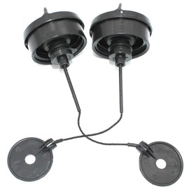 2PK Filler Cap With Retainer For Stihl FR85 FR85T FS106 FS108 FS120 FS200 FS250 FS38 FS400 FS45 FS450 FS46 FS48 FS480 FS52 FS55 FS56 FS62 FS66 FS72 FS75 FS76 FS80 Parts# 4128 350 0505 0000 353 0800