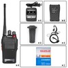 pxton 777S walkie talkies Long Range for Adults Rechargeable with
