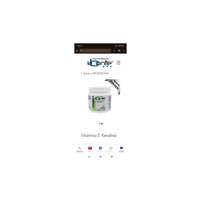 Vitamina E Keratina La Bonté 1kg 3 Pzas